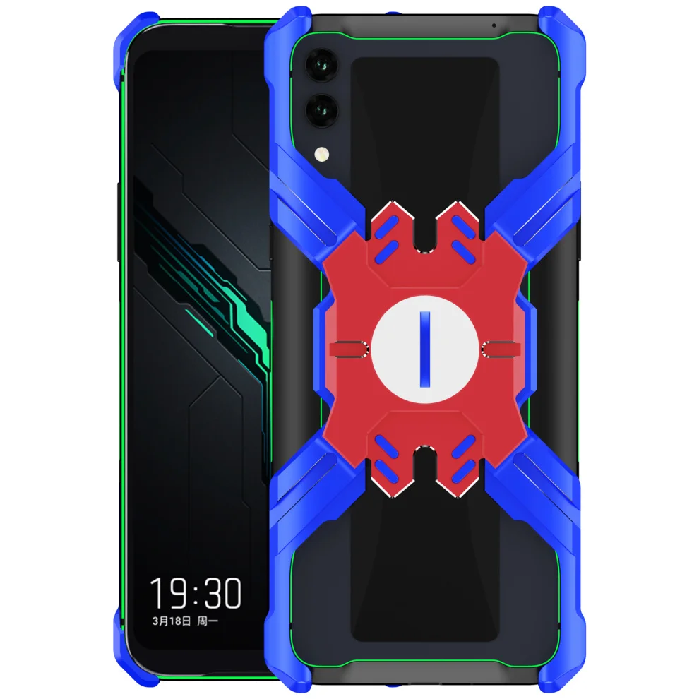 Герой Marvel элементы Алюминиевый металлический бампер чехол для Xiaomi Black Shark 2/Helo тонкий жесткий защитный бампер для телефона