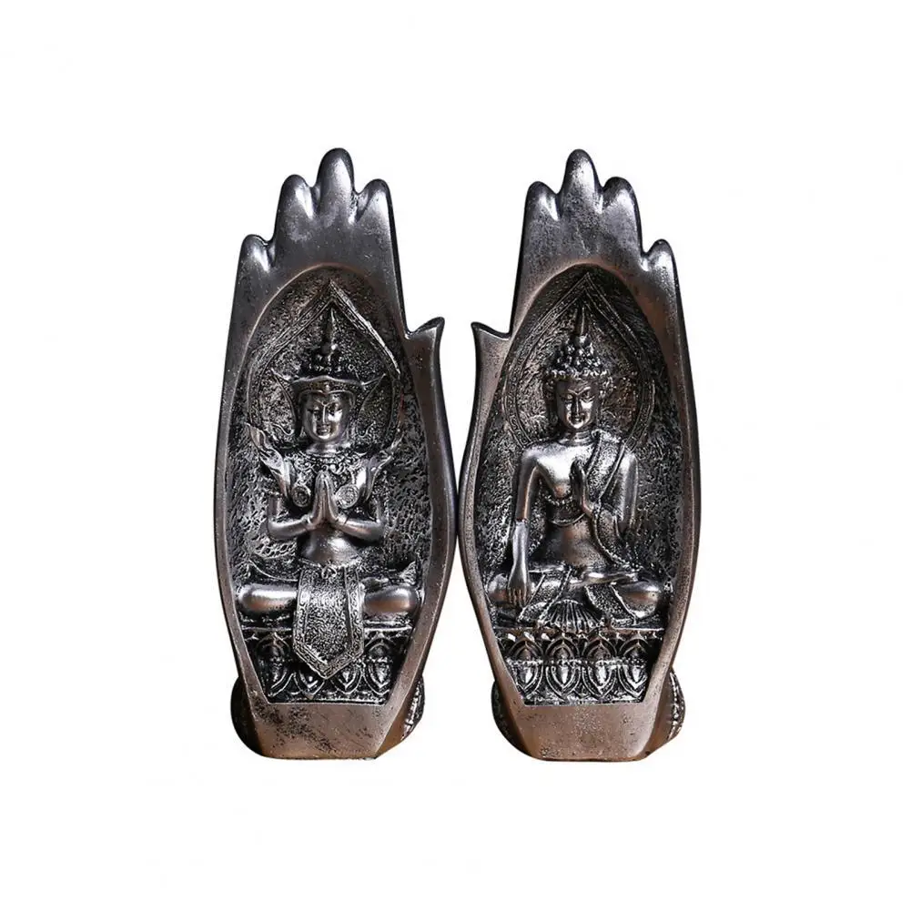 

2 шт./компл. креативная привлекательная фигурка монаха ручной работы, фигурка Будды, прочный домашний декор, 4 цвета