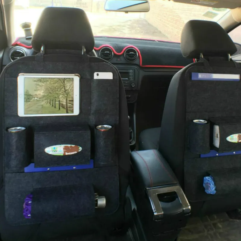 Многокарманный Органайзер на спинку сиденья автомобиля контейнер для хранения