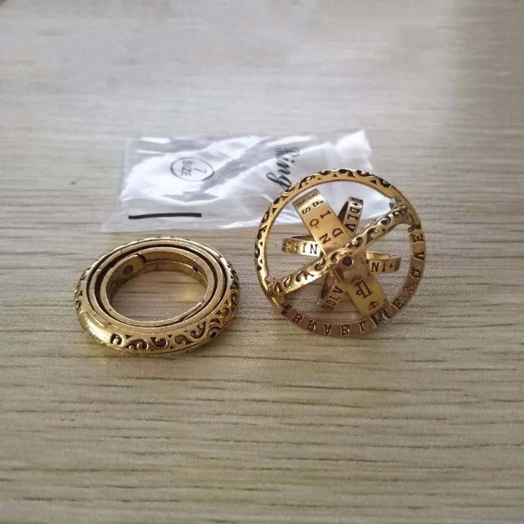 Кольцо для пар немецкий Ретро астрономический шар креативная многослойная