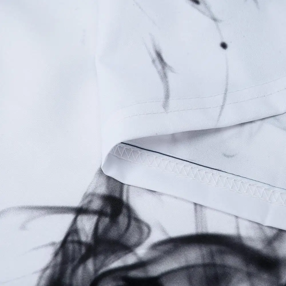 Белое повседневное кимоно в японском стиле уличная одежда для мужчин и женщин