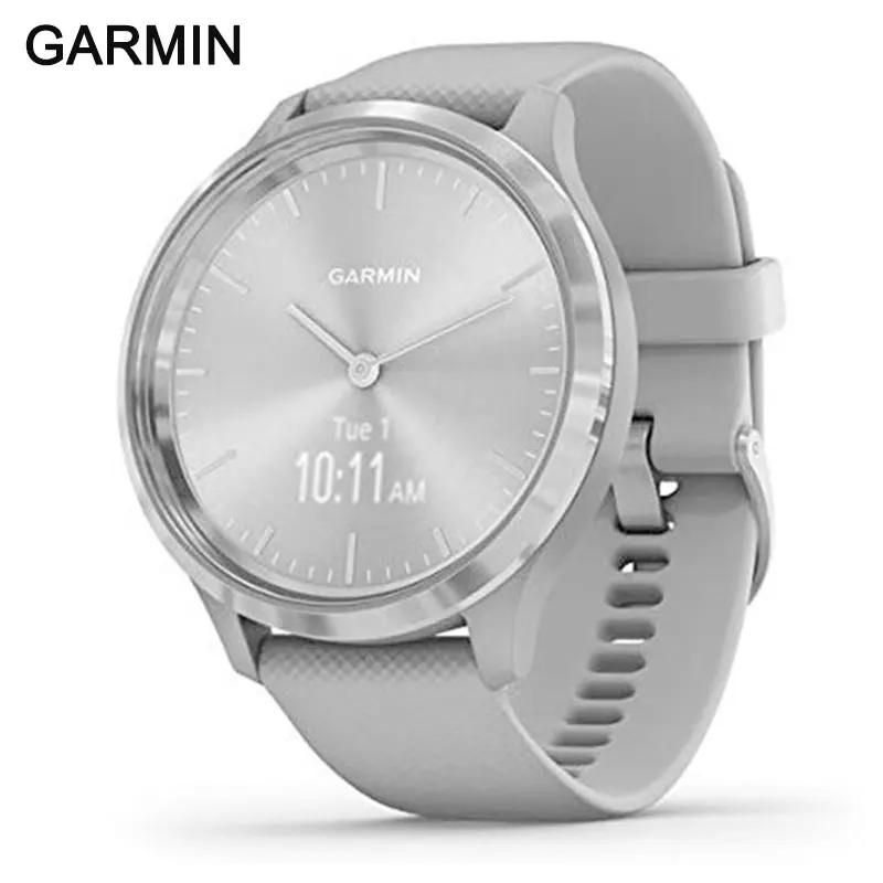

Garmin move 3, Hybrid Smartwatch with Real Watch Hands and Hidden Touchscreen Display heart rate monitor women smart watch men