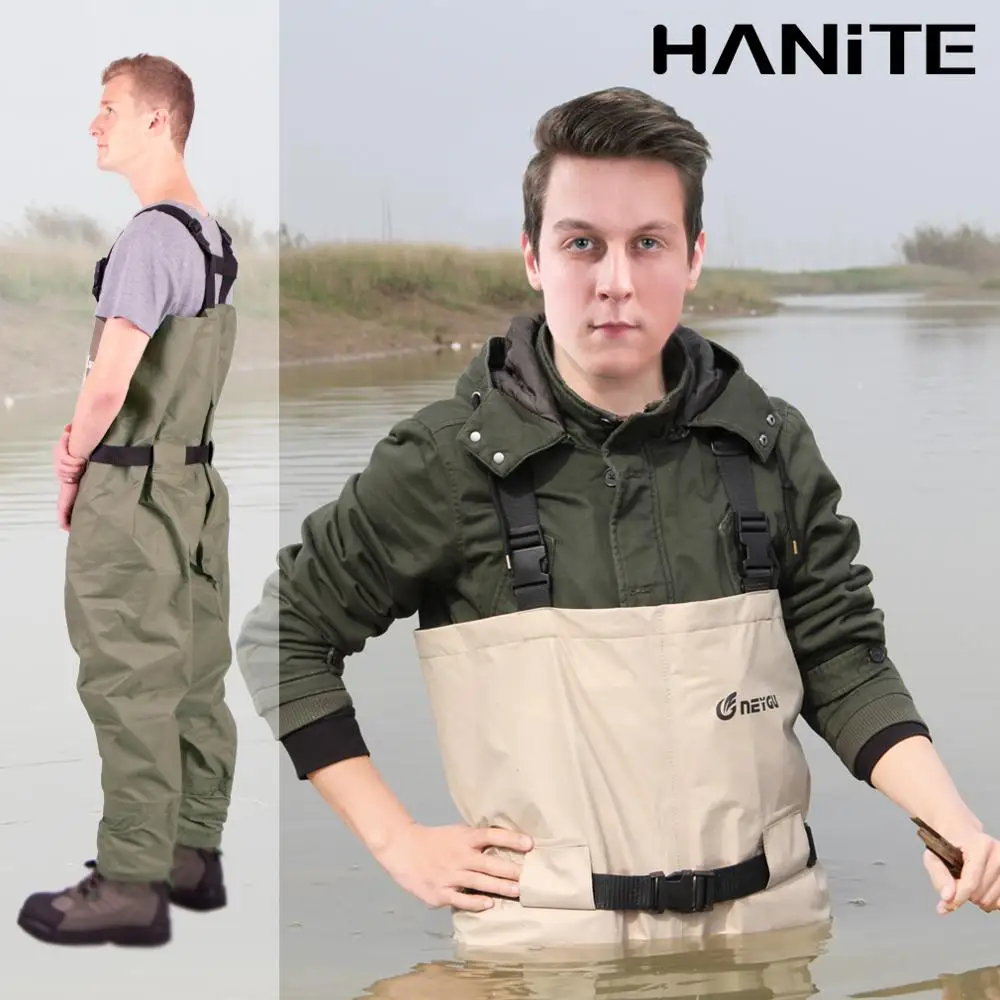 HANITE дышащие рыбацкие сапоги высокое качество охотничий рафтинг брюки Стоковая