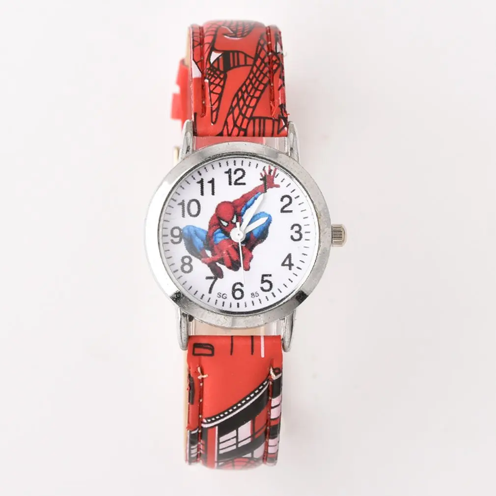 Fashion Children Watch Round Dial Kids Watches Girls Boys Leather Watches Clock Quartz Wristwatch for Dropshipping