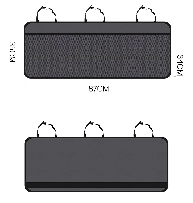 Автомобильный Органайзер регулируемая сумка для хранения на заднем сидении