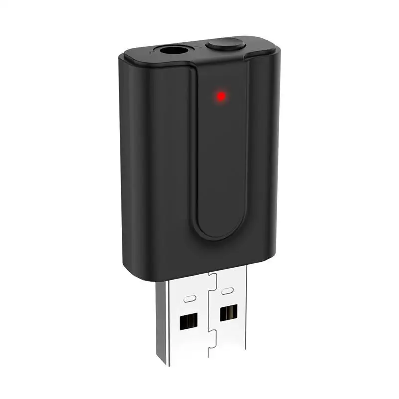 USB Bluetooth 5 0 аудио приемник передатчик беспроводной faur TV Auto PC 2IN1 Mini 3 мм разъем AUX