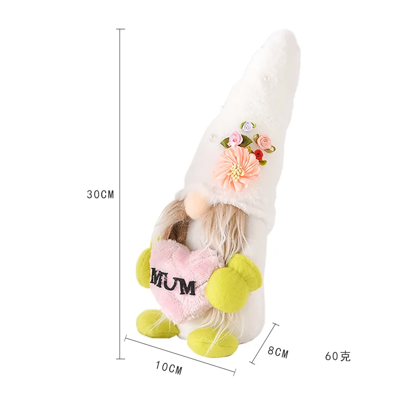

Faceless Gnome Doll Standing Dwarf Elf Dolls Desktop Decorative Plush Ornaments Home Decoration Mothers Day Gift