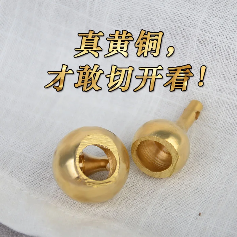 

Free Shipping Brass Five Emperor Money Gourd Keychain Pendant Pure Copper Gourd Car Keychain Pendant Lucky Transfer Ornaments