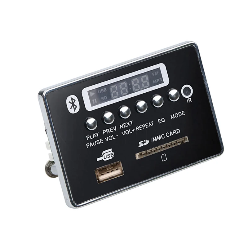 MP3 Bluetooth декодер модуль Плата с пультом дистанционного управления WMA WAV FM радио AUX 5