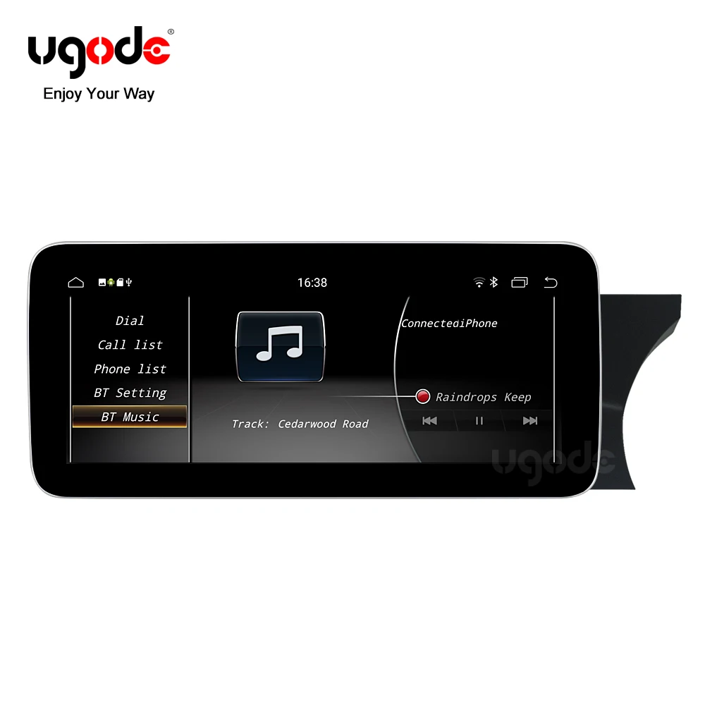 Ugode 2011 14 W204/S204 RHD Android 9 0 экран автомобильный gps навигационная мультимедийная