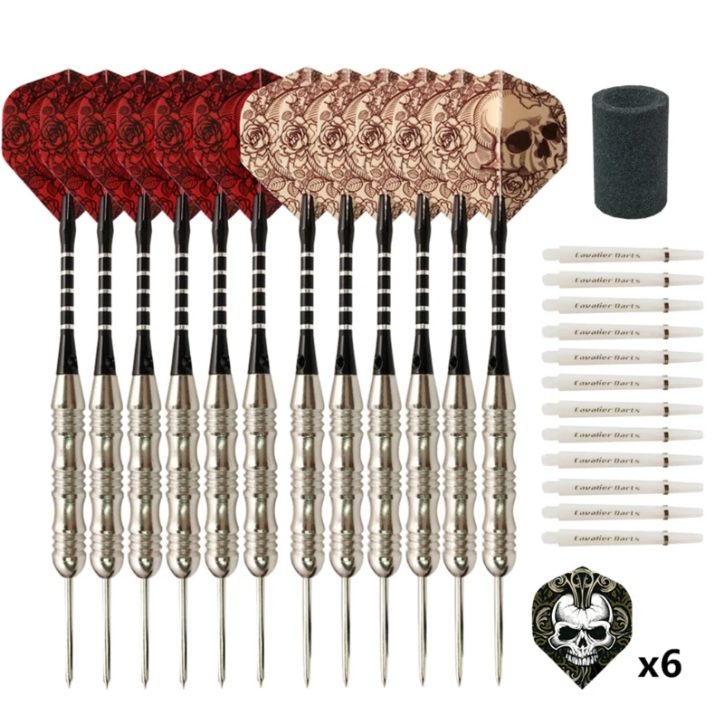 

Aluminum Metal Dart Shafts, Iron Barrel and Unique Dart Flight Flag Designs Professional Darts Beginner Throwing Darts 900D