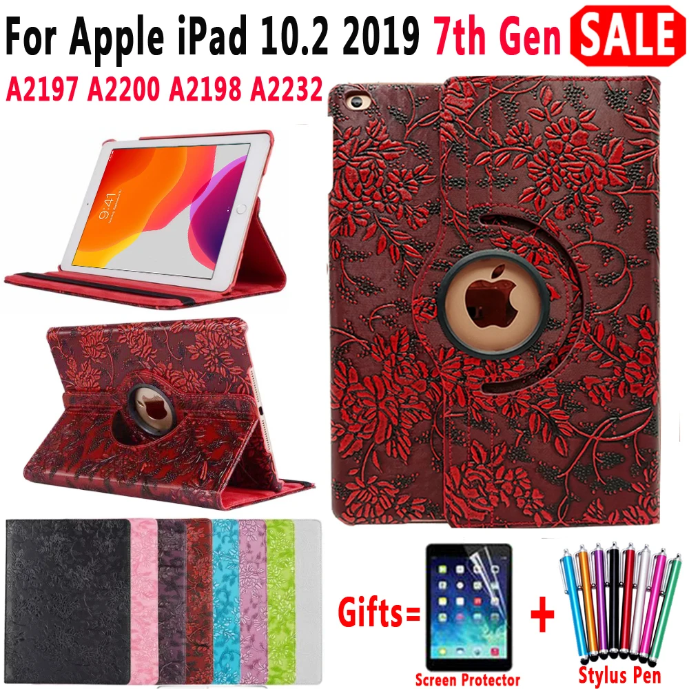3D чехол с вращающимся виноградом для iPad 10 2 2019 7-го поколения A2197 A2200 A2198 A2232 умный