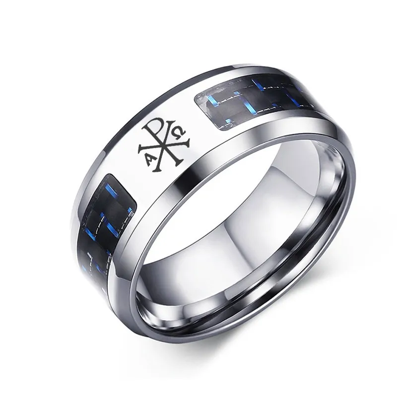 Бесплатная Персонализация мужское кольцо Созвездие волк Дракон Vicking нержавеющая