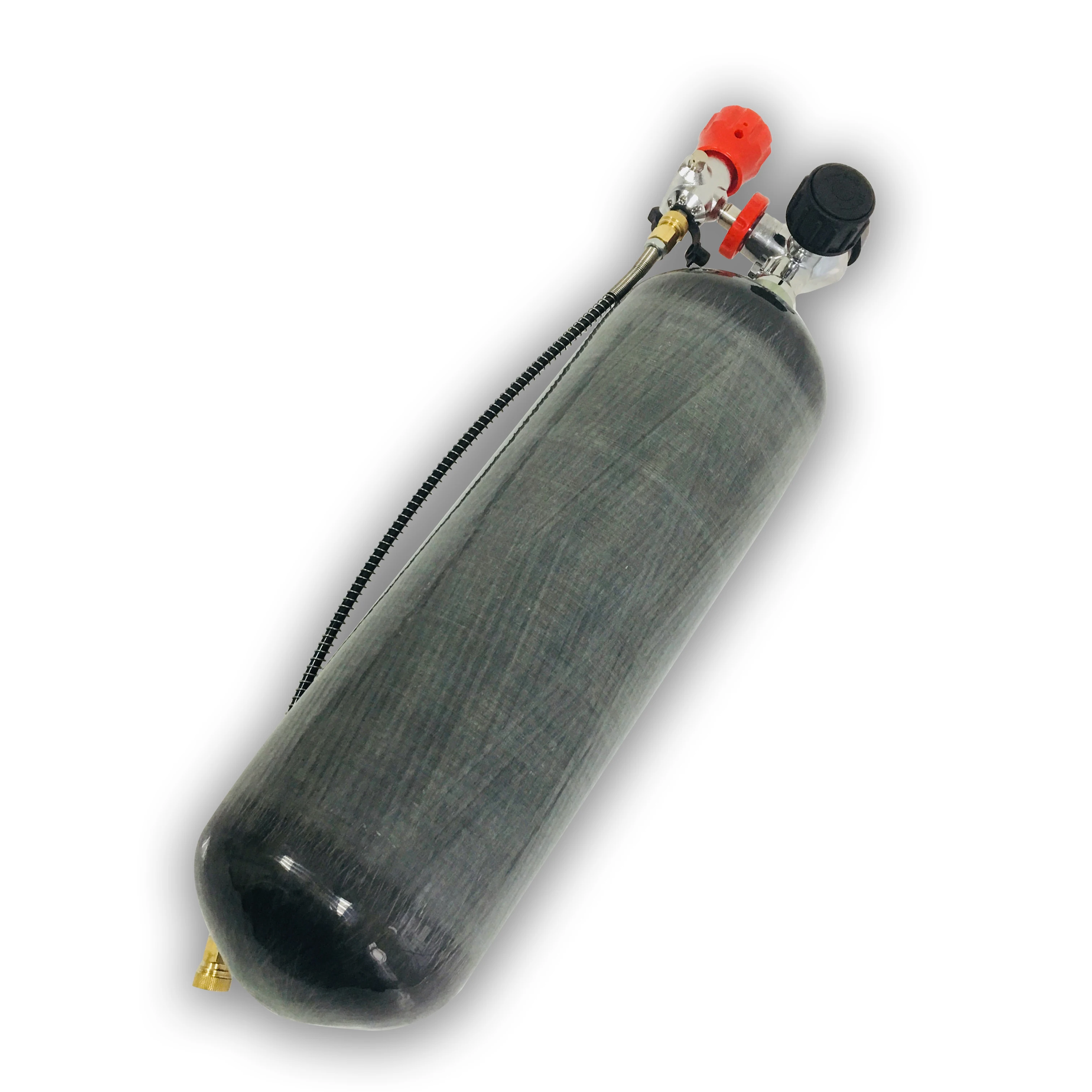 AC168201 Acecare 6.8L 300Bar CE Scuba Diving Tank PCP/HPA Carbon Fiber Cylinder Paintball With Security Valve&Filling Station