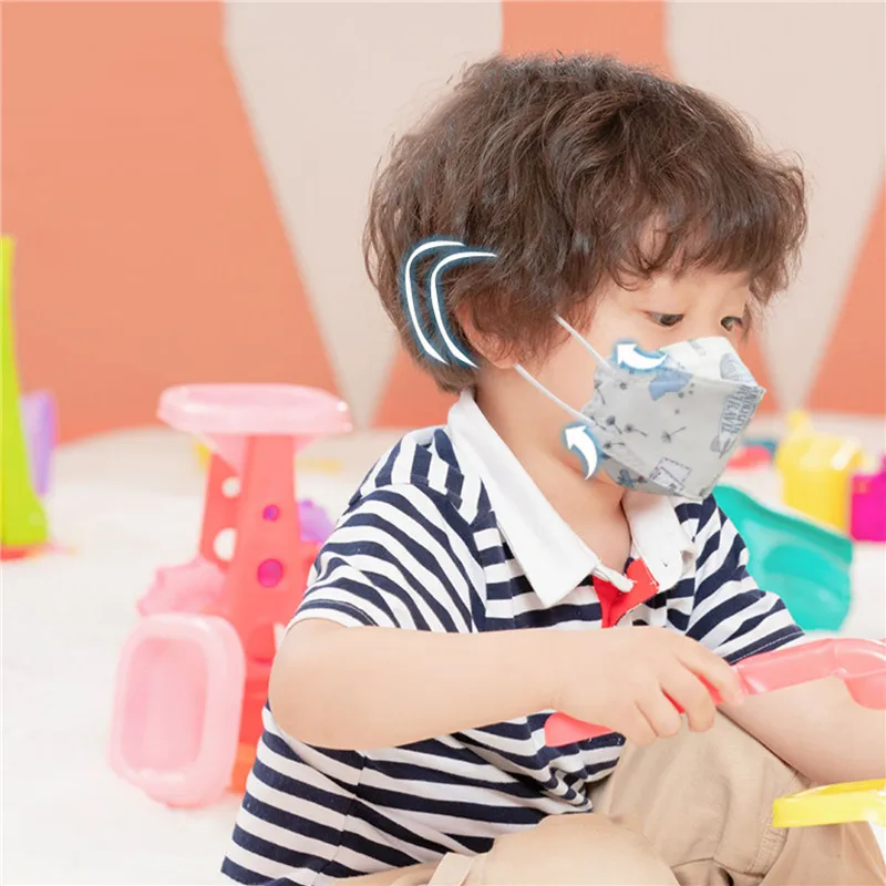 

Child Fish KN95 Mask Fabric Face Mask Reusable FFP2 Masks Respirator Protective Mouth KN95 Mask Dustproof Pink Black Mascarillas