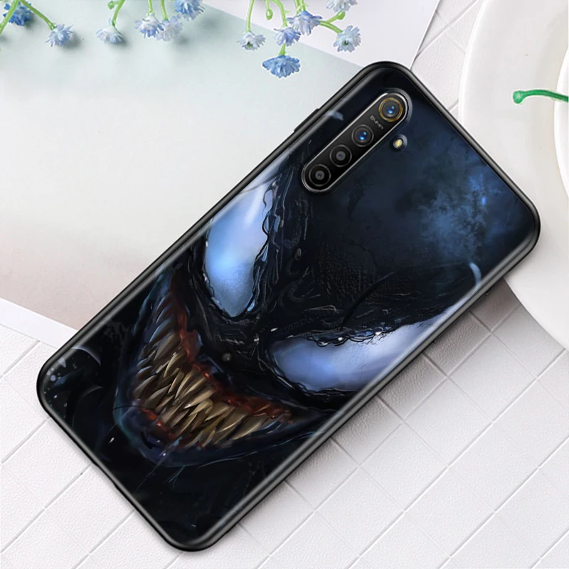 Злодей чудо-яд для OPPO Realme GT Explorer Master Neo Flash Edition C21 C20 C15 C11 C3 мягкая черная