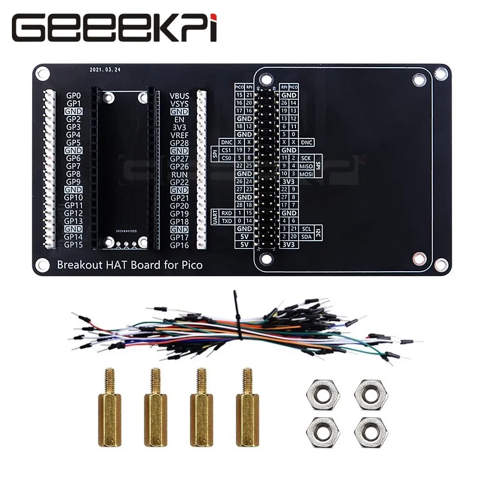Коммутационная плата Raspberry Pi Pico, поддержка 4-канального реле/GeeekPi серии DockerPi