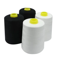 1 pcs 402 8000yards black white polyester sewing thread for haberdashery shirt hand embroidery sewing machines threads