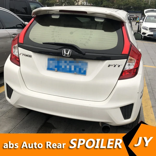 Спойлер для HONDA FIT 2014 2016 спойлер из высококачественного АБС материала заднего