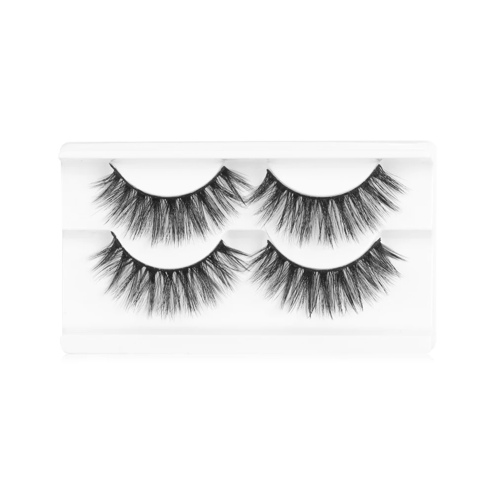 2 пары натуральных накладных ресниц Длинные Накладные ресницы для макияжа