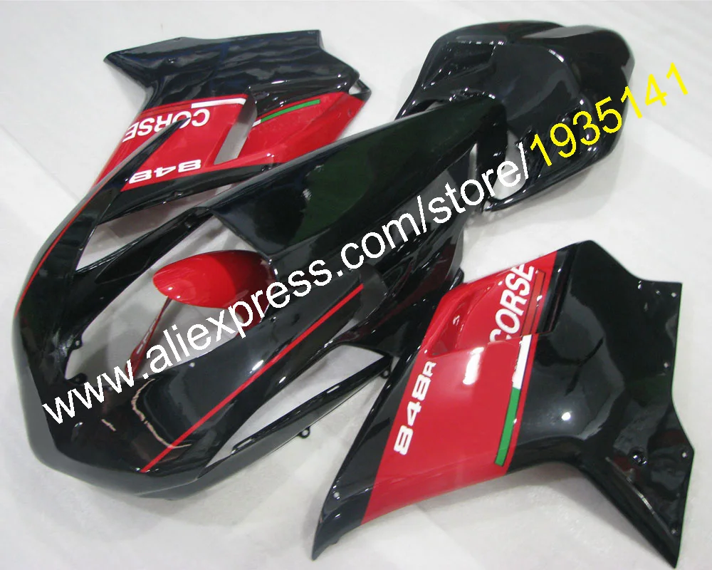 

Red Black Cowling Kit For Ducati 1098S 848R 1198 2007 08 09 10 11 Motorbike #410 Fairing Fittings (Injection molding)