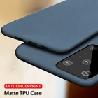 Роскошный Матовый Мягкий чехол для телефона с песчаником для Samsung Galaxy S22 S21 S20 FE Note 20 Ultra Plus A51 A71 A21S A50 M52 A52 A12 A32 A72
