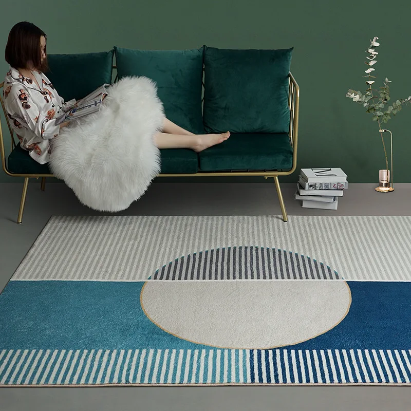 Коврик в японском и корейском стиле с геометрическим узором воздушный поцелуй