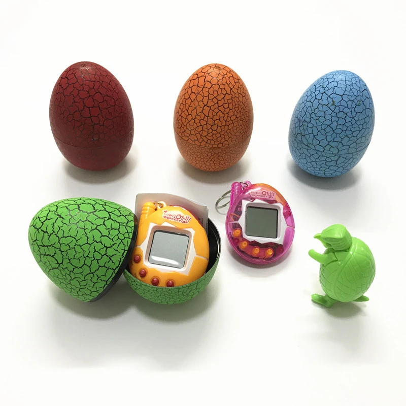 

1pc Tumbler Dinosaur Egg Multi-colors Virtual Cyber Digital Pet Game Toy Tamagotchis Digital Electronic E-Pet Gift