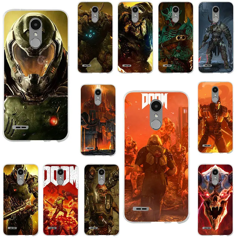 Игры Doom монстр мягкие аксессуары крышка чехол для телефона LG G2 G3 мини G4 стилус G5 G6