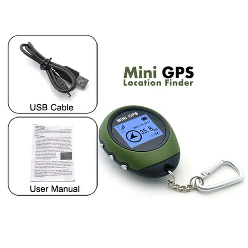 Мини gps-трекер отслеживатель навигации с электронным компасом для наружного пускового пункта точное направление назначения