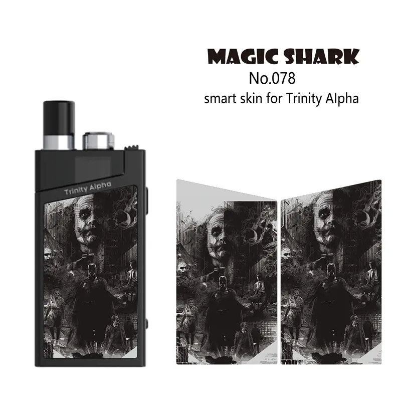 Чехол с принтом волшебной акулы Джокера Бэтмена цветка камня дивана вейпа