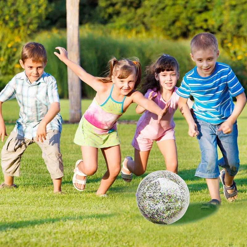 5 шт. блестки пляжный мяч игрушки для бассейна гигантские блестящие конфетти