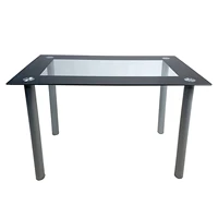 %e3%80%90usa ready stock%e3%80%91110cm dining table tempered glass dining only black home