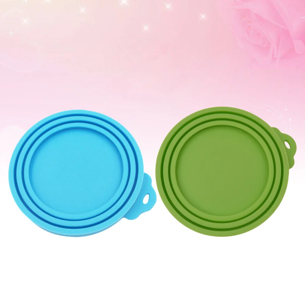 2 шт. три Слои силиконовая ПЭТ Еда может Чехлы кошка жестяные крышки Карамельный