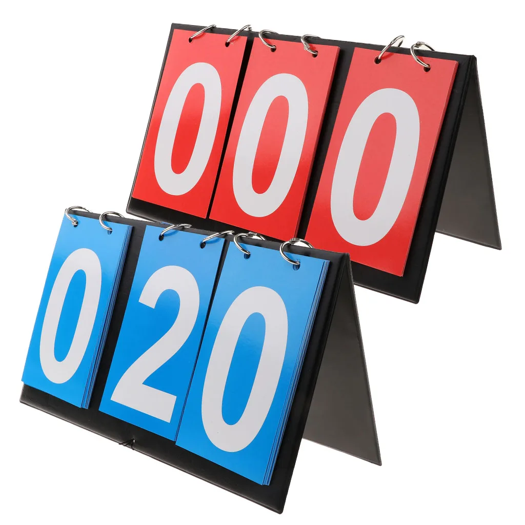 3-значный прочный спортивное оборудование флип табло ПВХ карты для баскетбола