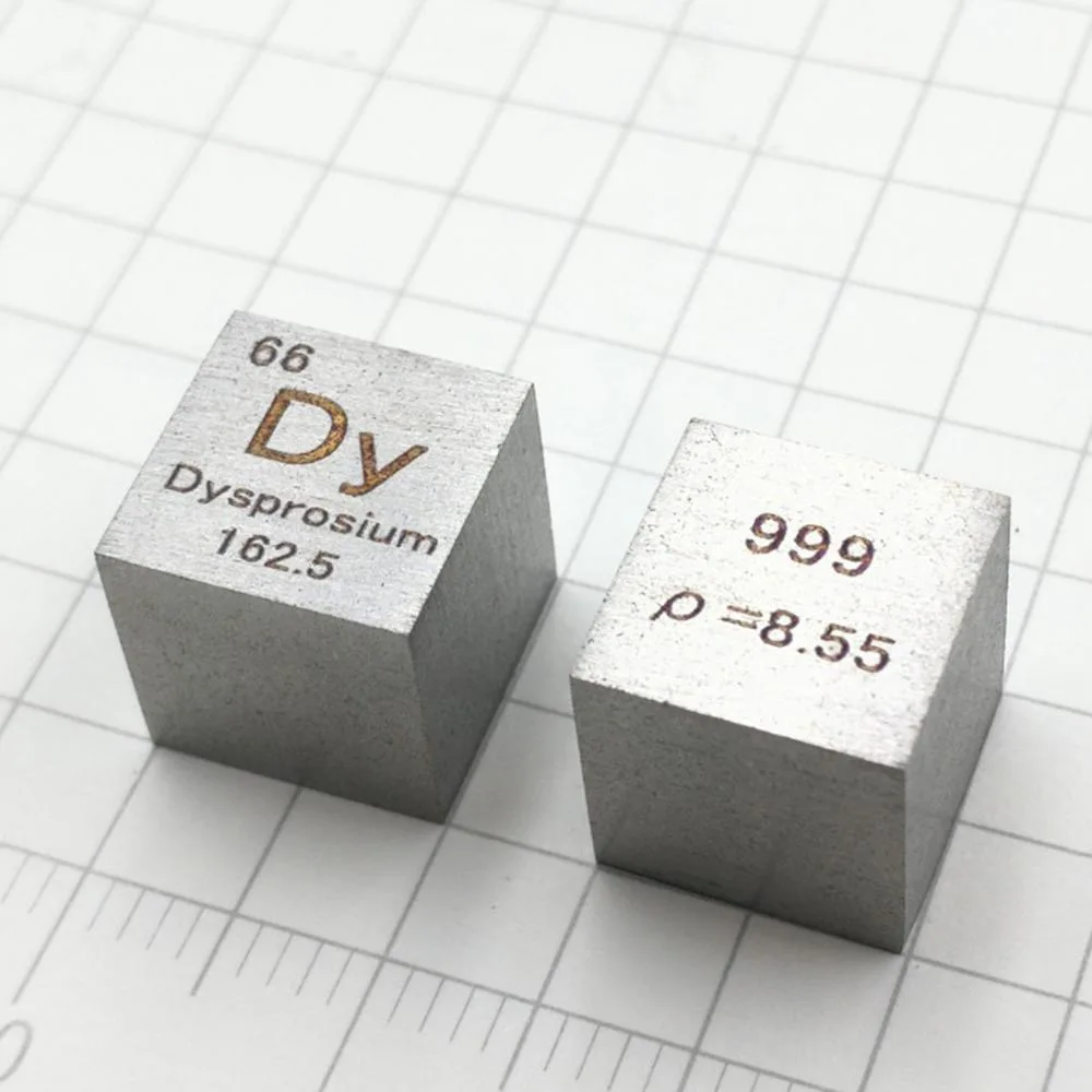 99.9% год высокочистый Диспрозий Dy 8 6 г резная элемент Периодическая таблица куб 10