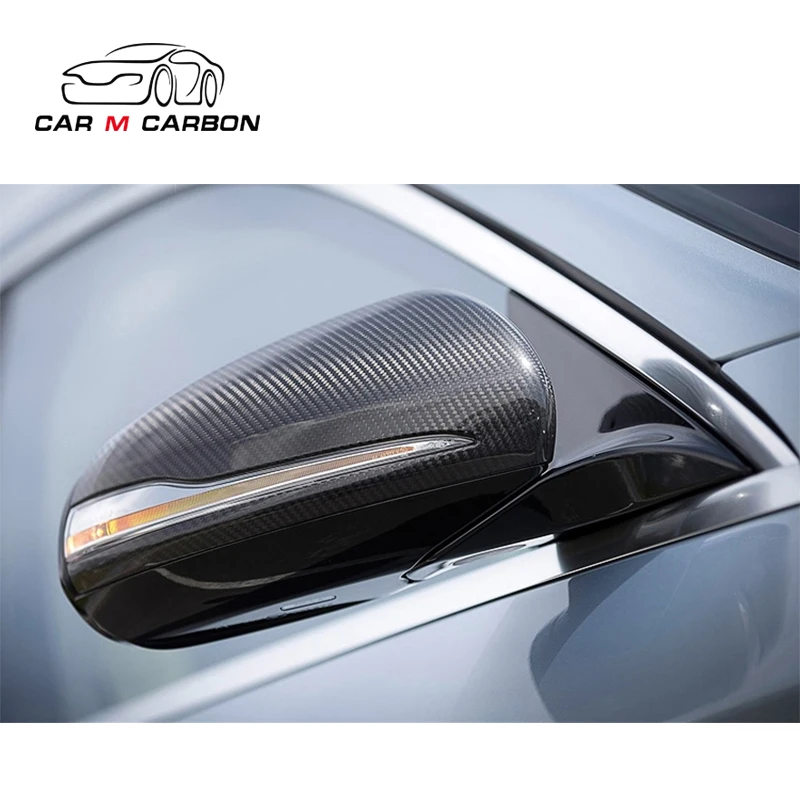 Боковые зеркальные крышки (LHD/RHD) B Стиль 2014 ~ 2020 год углеродное волокно для S класса