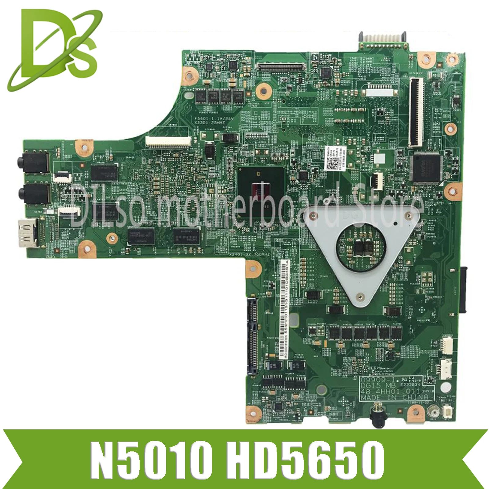 KEFU 09909 1 Материнская плата для DELL inspiron N5010 материнская CN 0VX53T 052F31 48.4HH01.011 HM57 GPU