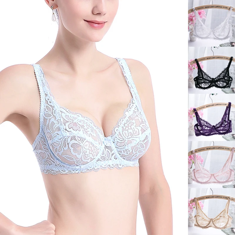

Женский кружевной бюстгальтер с чашками пуш-ап, 9 цветов