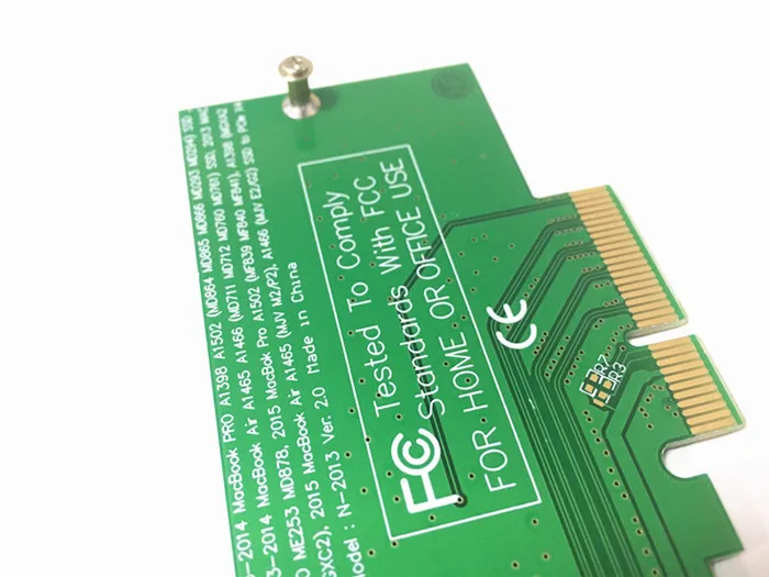 Адаптер карты PCI-E для жесткого диска SSD для настольных компьютеров Macbook AIR PRO A1502 A1398 A1466 A1465 для Apple 2015 2014 2013 AIR/PRO.