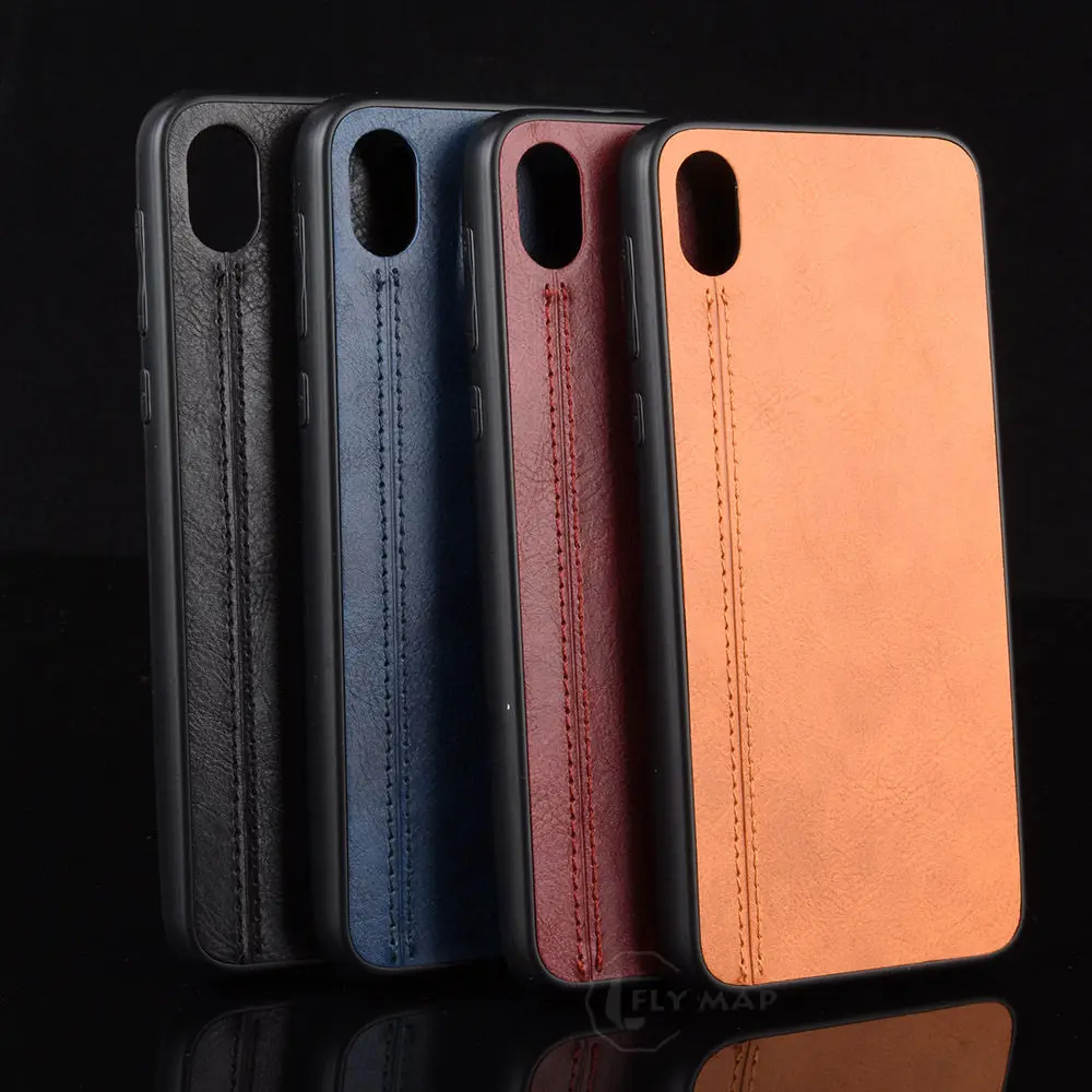 Задний Чехол для Motorola Moto E6 Силиконовый ТПУ + чехол телефона из искусственной кожи