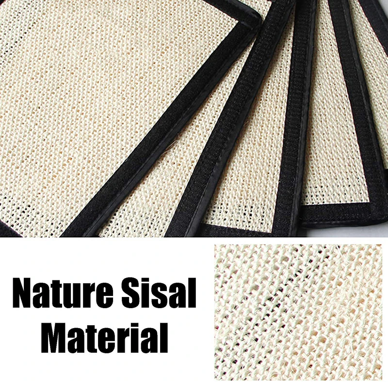 MESNUG Natural Sisal Cat Scratcher Pad Durable Kitten Scratching Flexible Guard for Wrapping Around Table Couch Chair Leg | Дом и сад