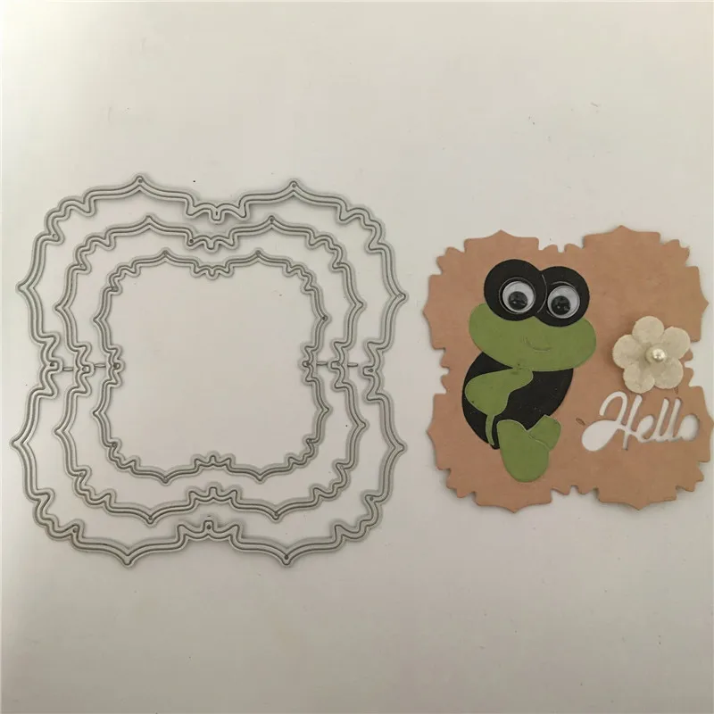 Eastshape Nested Цветочная рамка металлические пресс-формы для сделай сам Скрапбукинг