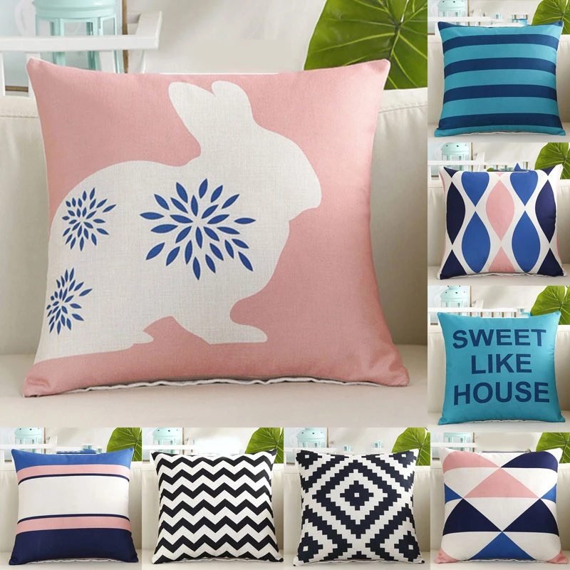 

Geometric Multicolor Pillow Cover Printed Series Decorative Pillow Cases 45*45cm Home Textile Products Jacquard Home Supplies