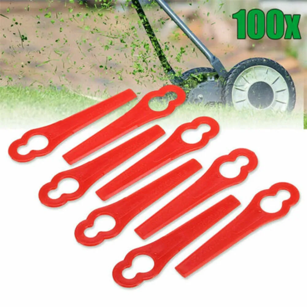 

100* Trimmer Blades 100pcs Accessories Cutting Blades For Cordless Grass
