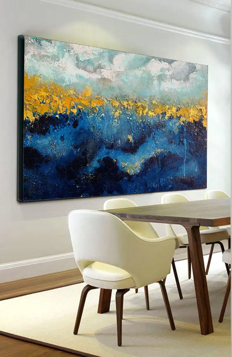 

Original Painting Abstract,Large Abstract Wall Art,Contemporary Art,Painting on Canvas,Gold Leaf,Extra Large Painting,Modern art