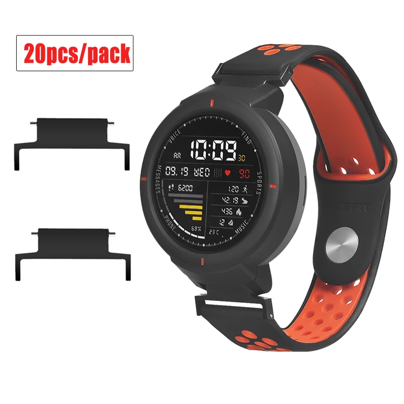 20 шт./упак. разъем для браслета Huami Amazfit verge коннектор ремешка мм ремешок до 14 часов