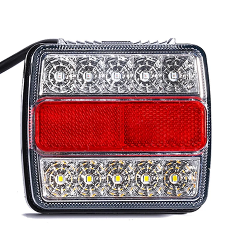 

16+10LED Double Color Truck with net Tail Light Kit (White Lampshade)