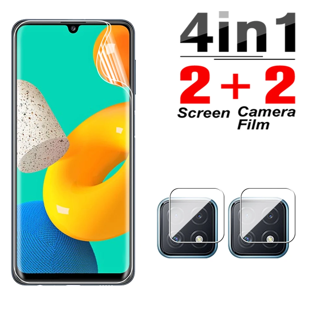 

Защитная пленка 4 в 1, Гидрогелевая пленка для Samsung M32, M31, M31s, M30s, M51, M, 32, 31