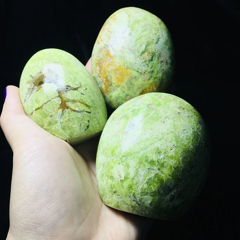 Натуральный Змеиный камень лечебный кристалл Зеленый Опал свободная форма